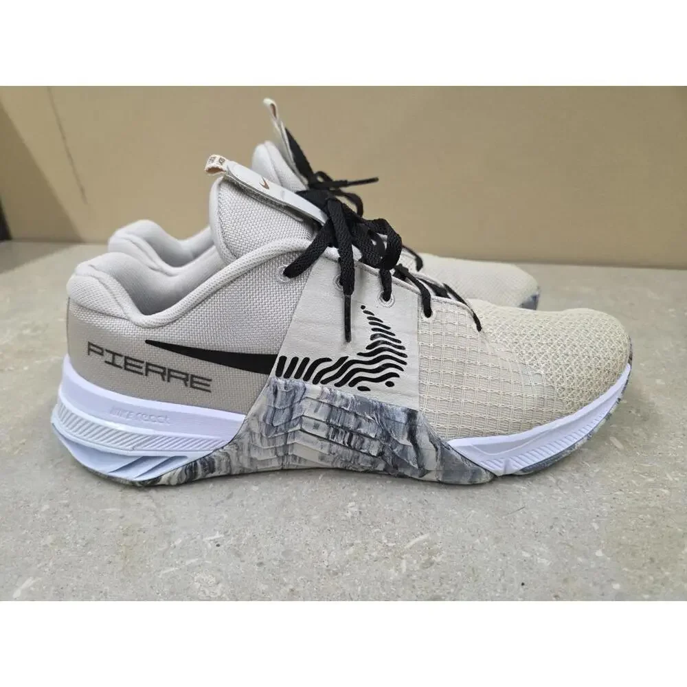 Nike React Metcon 8 By PIERRE HOUDET DV2271-900 Men’s 11 Tan/White Lock Laces - Picture 3 of 6